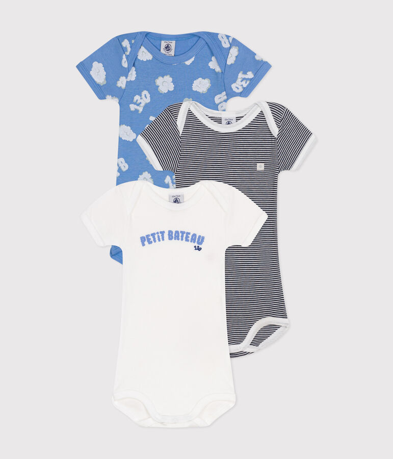 Confezione da 3 body beb&egrave; a maniche corte in cotone variante 2