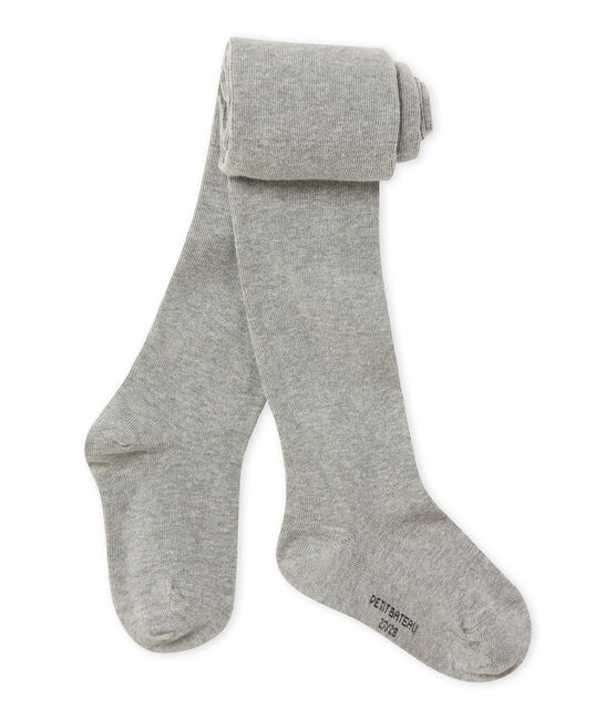 Collant per bambina grigio SUBWAY CHINE