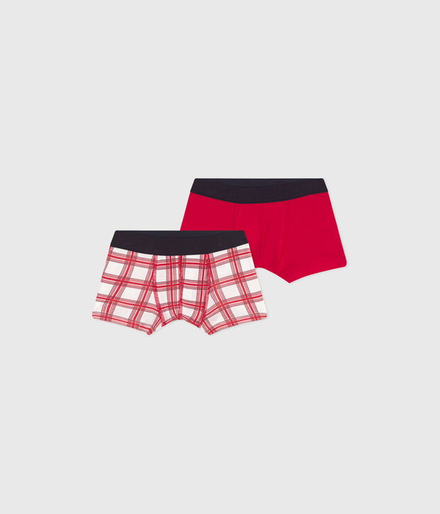 Lot de 2 boxers en coton multicolore