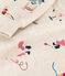 Maglia in tessuto felpato bambina beige MONTELIMAR/bianco MULTICO