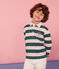 Rugby polo bambino verde PINEDE/rosa ROSAKO