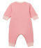 Tutina pigiama senza piedi in tubique da neonato rosa CHEEK/bianco MARSHMALLOW
