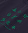 T-shirt a maniche corte in jersey leggero bebè blu SMOKING/bianco MULTICO