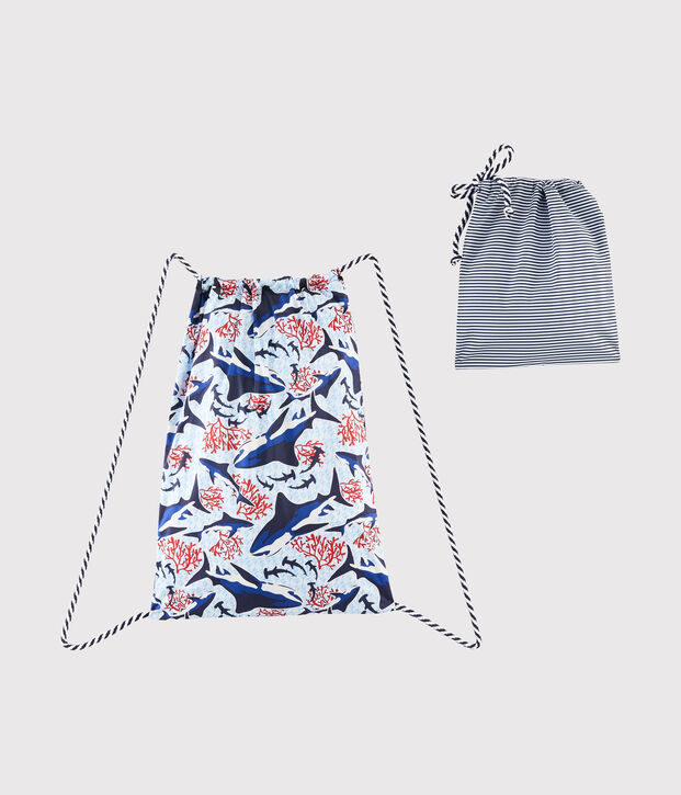 Zaino leggero bambino bianco/multicolore