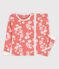 Pigiama snugfit Hawaï bambina in cotone rosa PAPAYE/ MARSHMALLOW