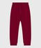 Joggers in cotone tinta unita bambino AMARANTE