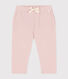 Pantalone bebè in tubique tinta unita