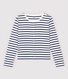 Cardigan in cotone/lino a righe Donna