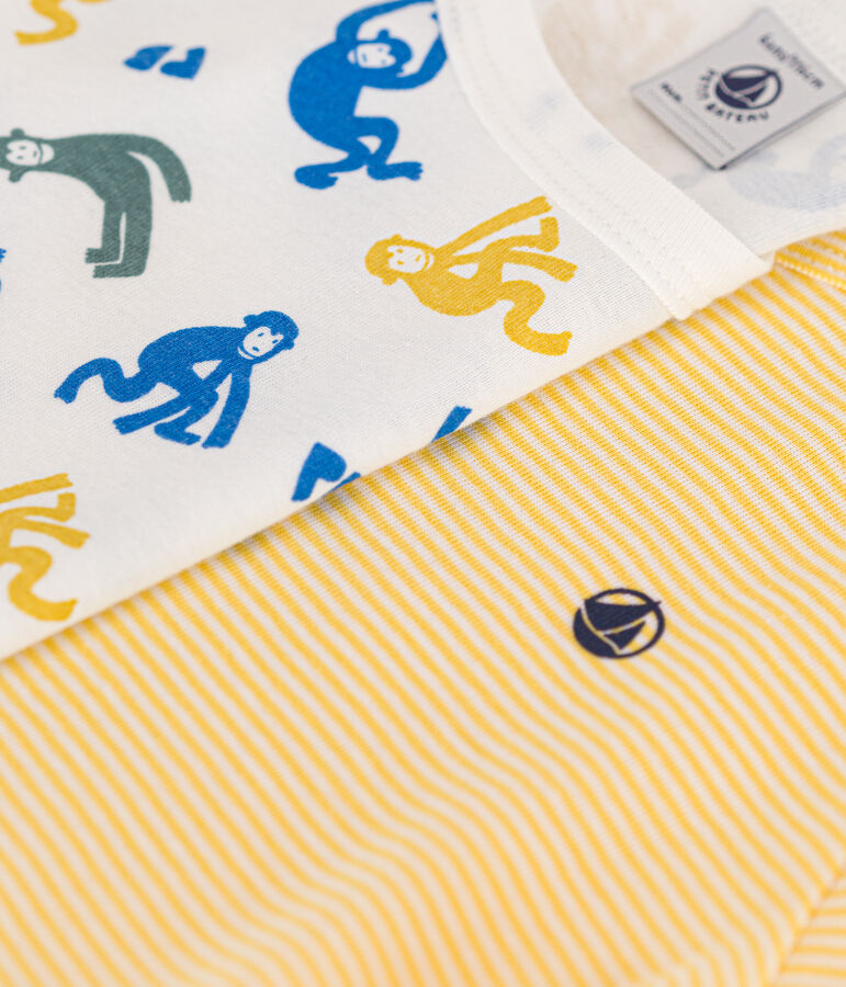 Confezione da 2 pigiami shorts in cotone bambino multicolore