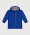 Giacca a vento calda bambino blu CALVIN
