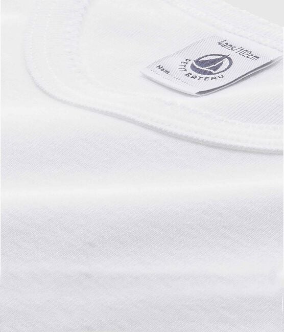 Confezione da 2 t-shirt bianche a manica lunga bambina variante 1