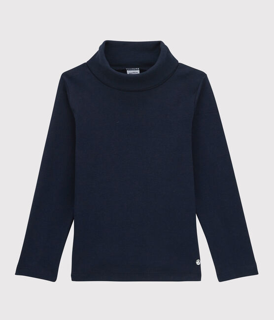 Sottogiacca in cotone bambina/bambino blu SMOKING