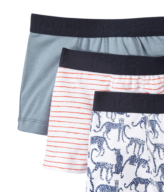 Lotto di 3 boxers per bambino bianco LOT