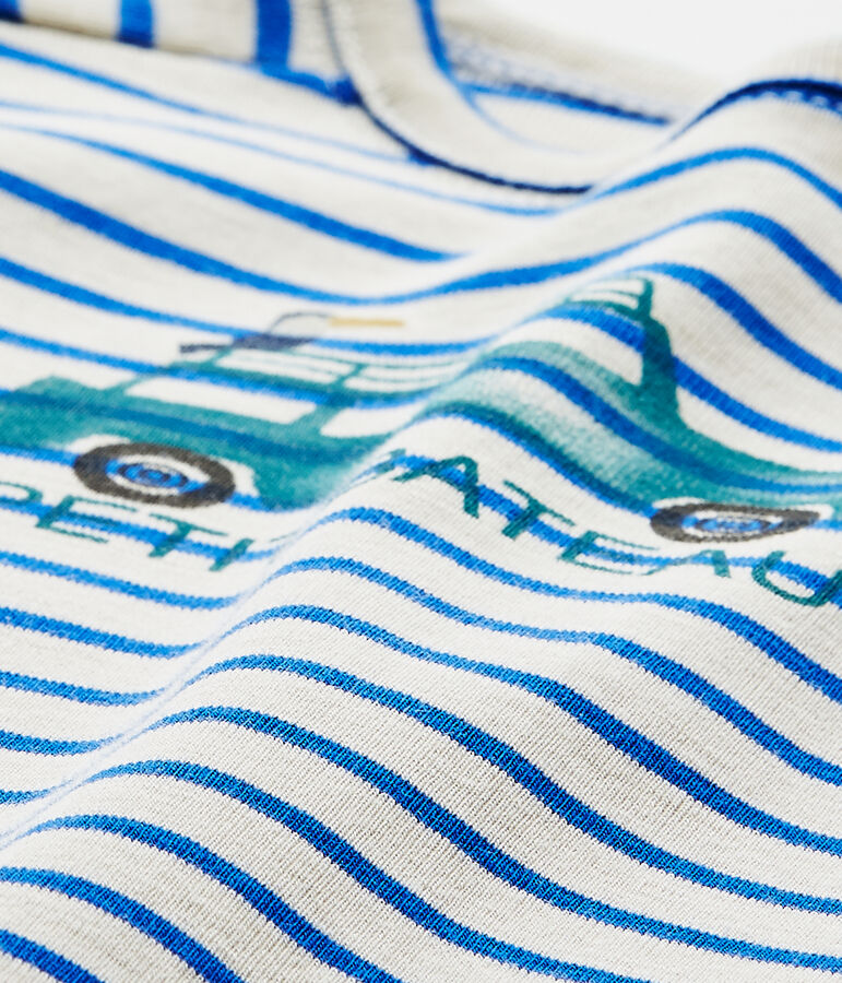 Tutina beb&eacute; bambino marini&egrave;re bianco FETA/blu PERSE