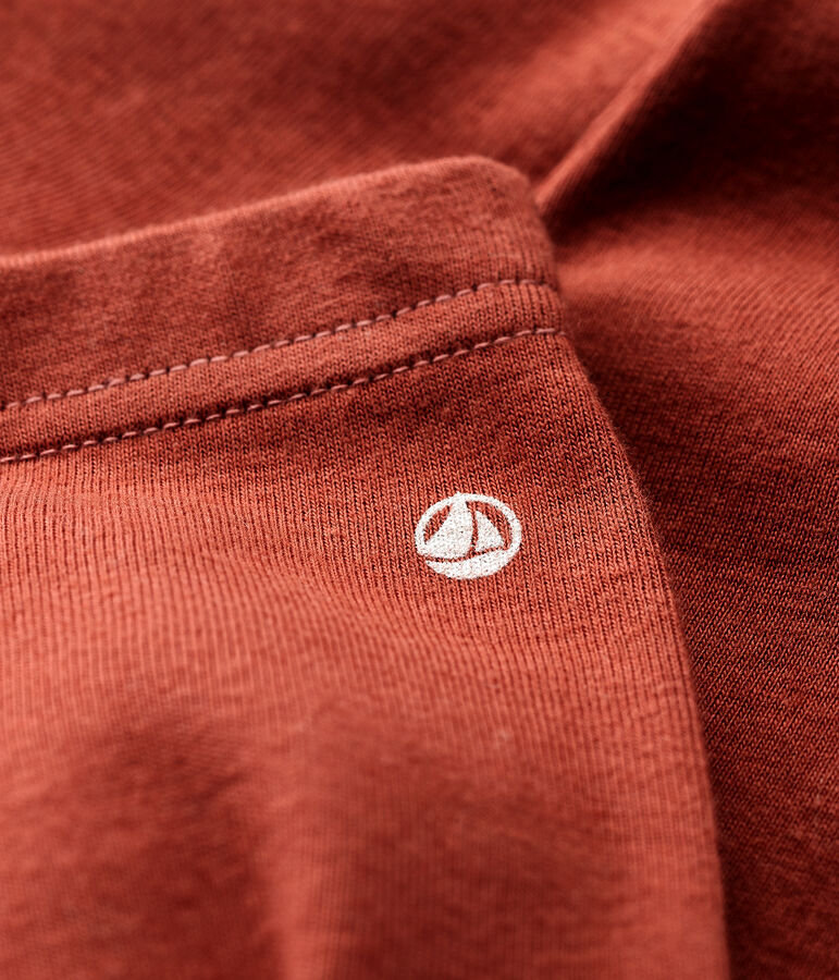 Leggins per beb&egrave; in cotone arancione MADRAS