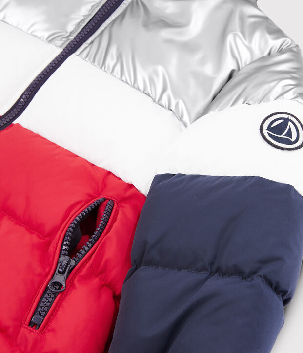 Piumino bambino blu/rosso/bianco