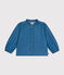 Blusa a maniche lunghe in denim bambina blu DENIM CLAIR