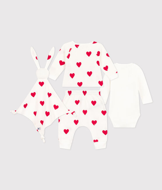 Cofanetto regalo nascita con cuore variante 1