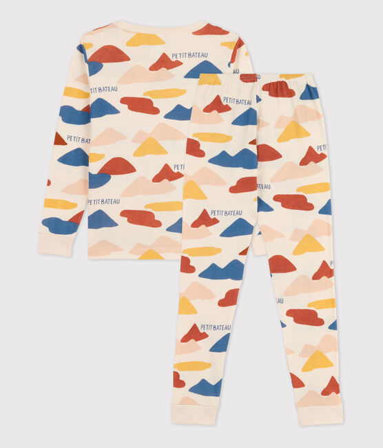 Pigiama snugfit bambina / bambino cotone bianco AVALANCHE/ MULTICO