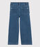 Pantaloni flare in denim bambina blu DENIM BLEU DELAVE