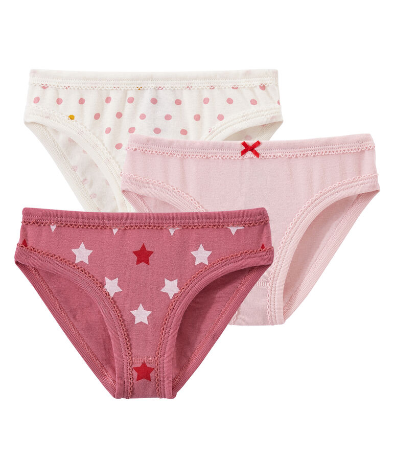 Lotto di 3 culottes per bambina multicolore