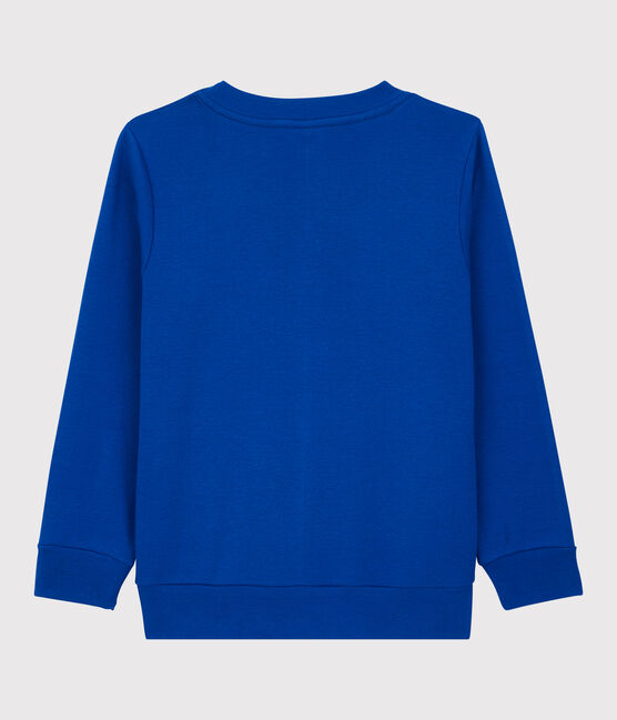 Felpa in cotone bambino blu SURF