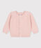 Cardigan in maglia di cotone per neonati rosa SALINE