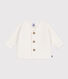 Cardigan in maglia di cotone a punto legaccio neonato
