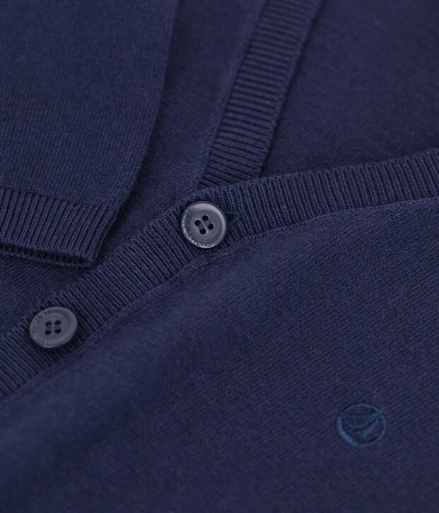 Cardigan bambino in lana e cotone SMOKING