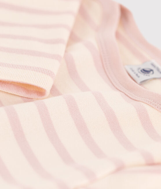 Marinière bambino unisex in cotone bianco AVALANCHE/ SALINE