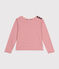 Marinière donna abbottonata in cotone rosa ROSEWOOD/ AVALANCHE