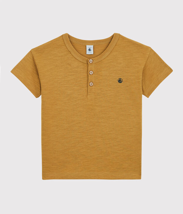 T-shirt bambina/bambino a maniche corte giallo