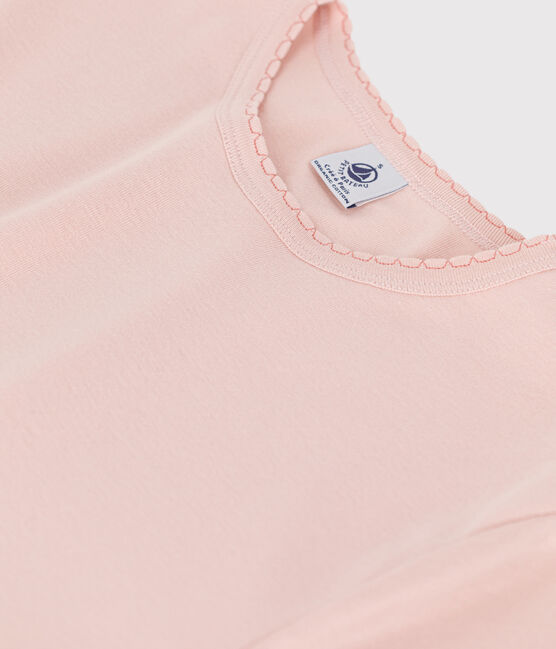 T-shirt coccotte "L'ICONIQUE" in cotone Donna rosa SALINE