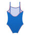 Costume da bagno intero bambina a pois blu DELFT/bianco LAIT