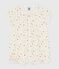 Tutina corta in cotone con frutti stampati neonato MARSHMALLOW/ PANTY