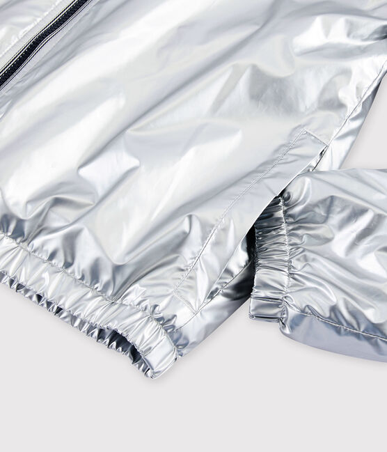 Calda giacca a vento riciclata donna/uomo grigio ARGENT