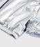 Calda giacca a vento riciclata donna/uomo grigio ARGENT