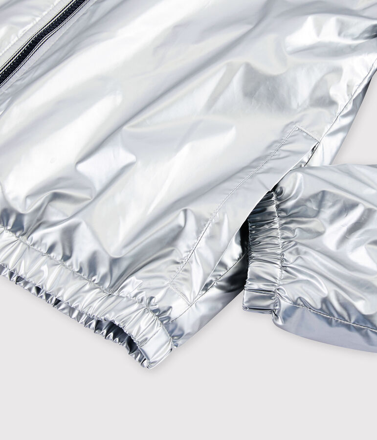 Calda giacca a vento riciclata donna/uomo grigio