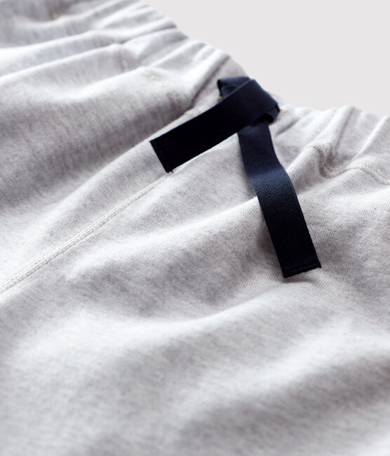 Bermuda in cotone bambino grigio POUSSIERE CHINE