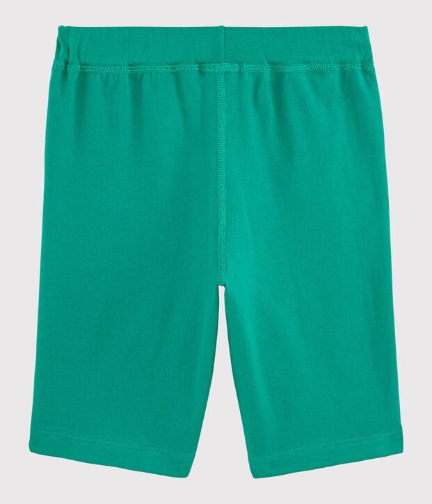 Bermuda in jersey bambino verde