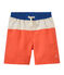 Boxer da bagno tricolore arancione ORIENT/bianco MARSHMALLOW/ PERSE