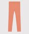 Leggings in cotone bambina  rosa SIENNA