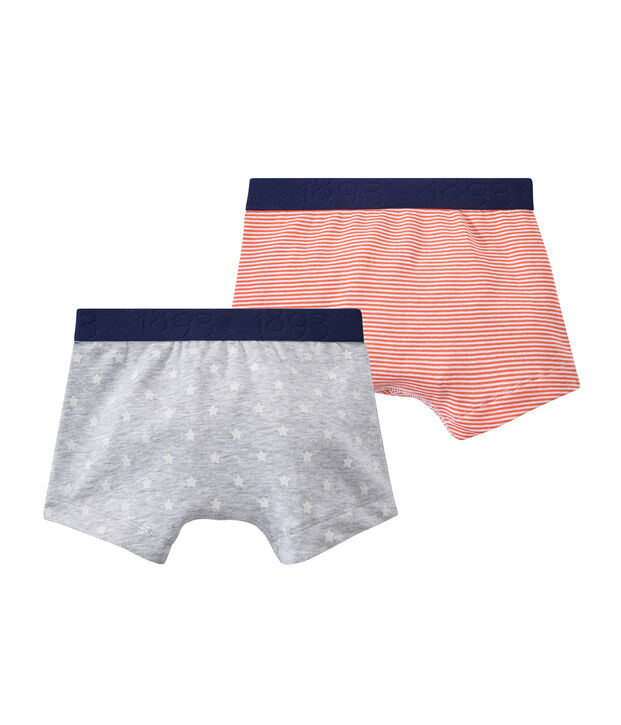 Lotto di 2 boxers per bambino bianco