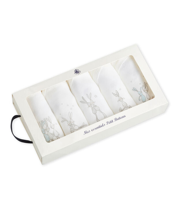 Lotto di 5 bodies a maniche lunghe per beb&eacute; unisex multicolore