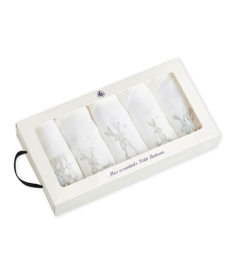 Lotto di 5 bodies a maniche lunghe per beb&eacute; unisex multicolore