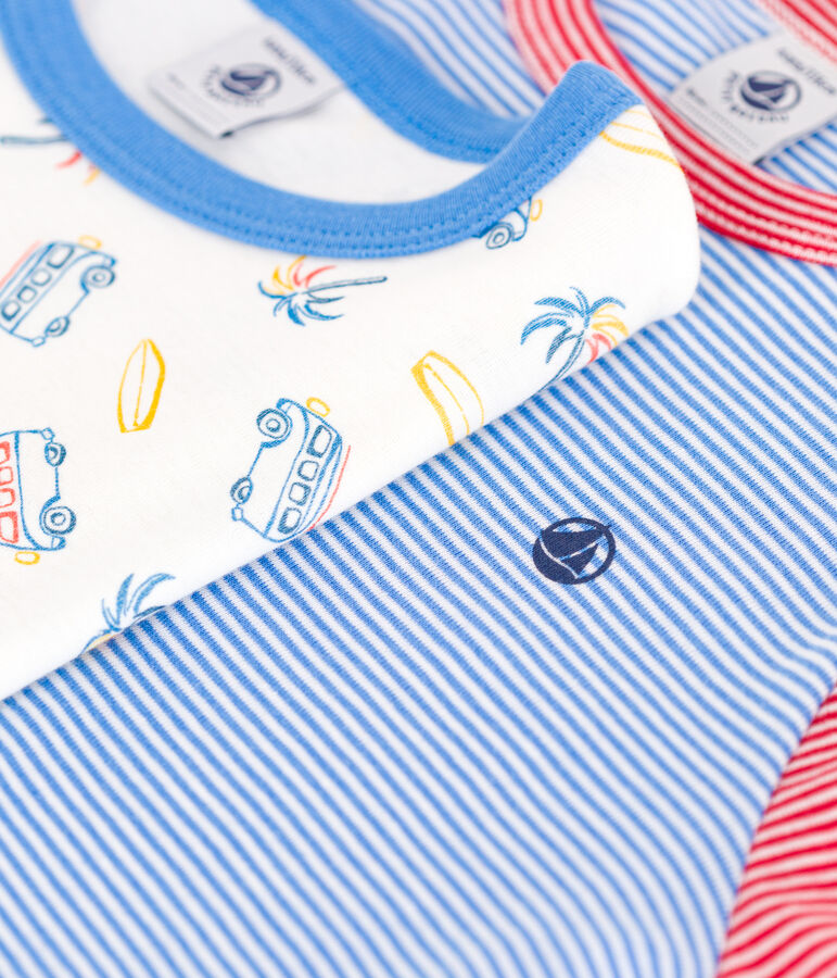 Set di 2 pigiami in cotone bambino multicolore