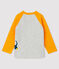T-shirt bebè maschio grigio BELUGA/giallo BOUDOR
