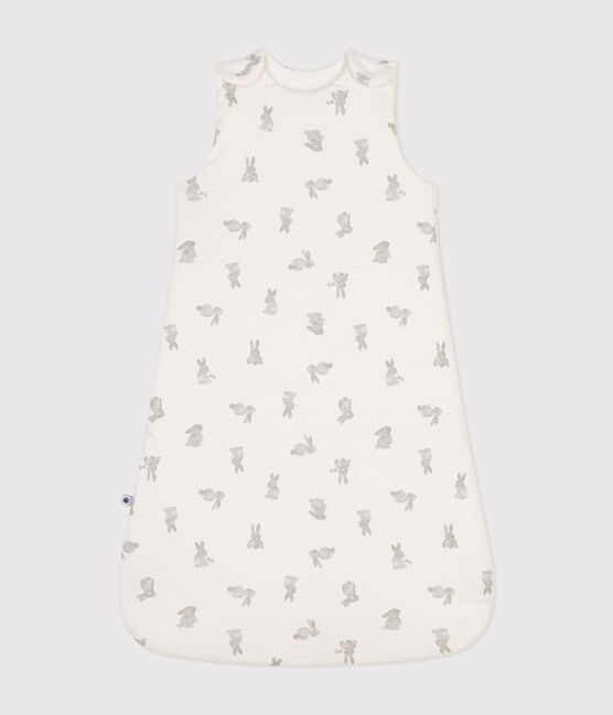 Sacco nanna in cotone neonato TOG 2 bianco MARSHMALLOW/grigio GRIS