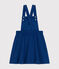 Abito salopette in serge bambina blu INCOGNITO