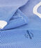 Pigiama millerighe in cotone unisex blu PERSE/bianco MARSHMALLOW
